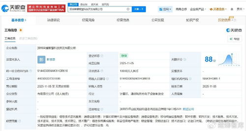 榮耀成立智慧科技開發(fā)公司，注冊資本1億專注信息技術(shù)咨詢服務(wù)